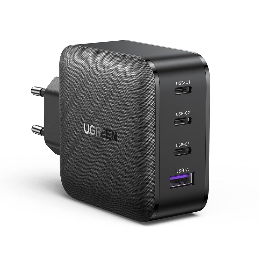 Зарядное устройство 3xUSB C+1xUSB, 65W, Gan X, UGREEN 70774