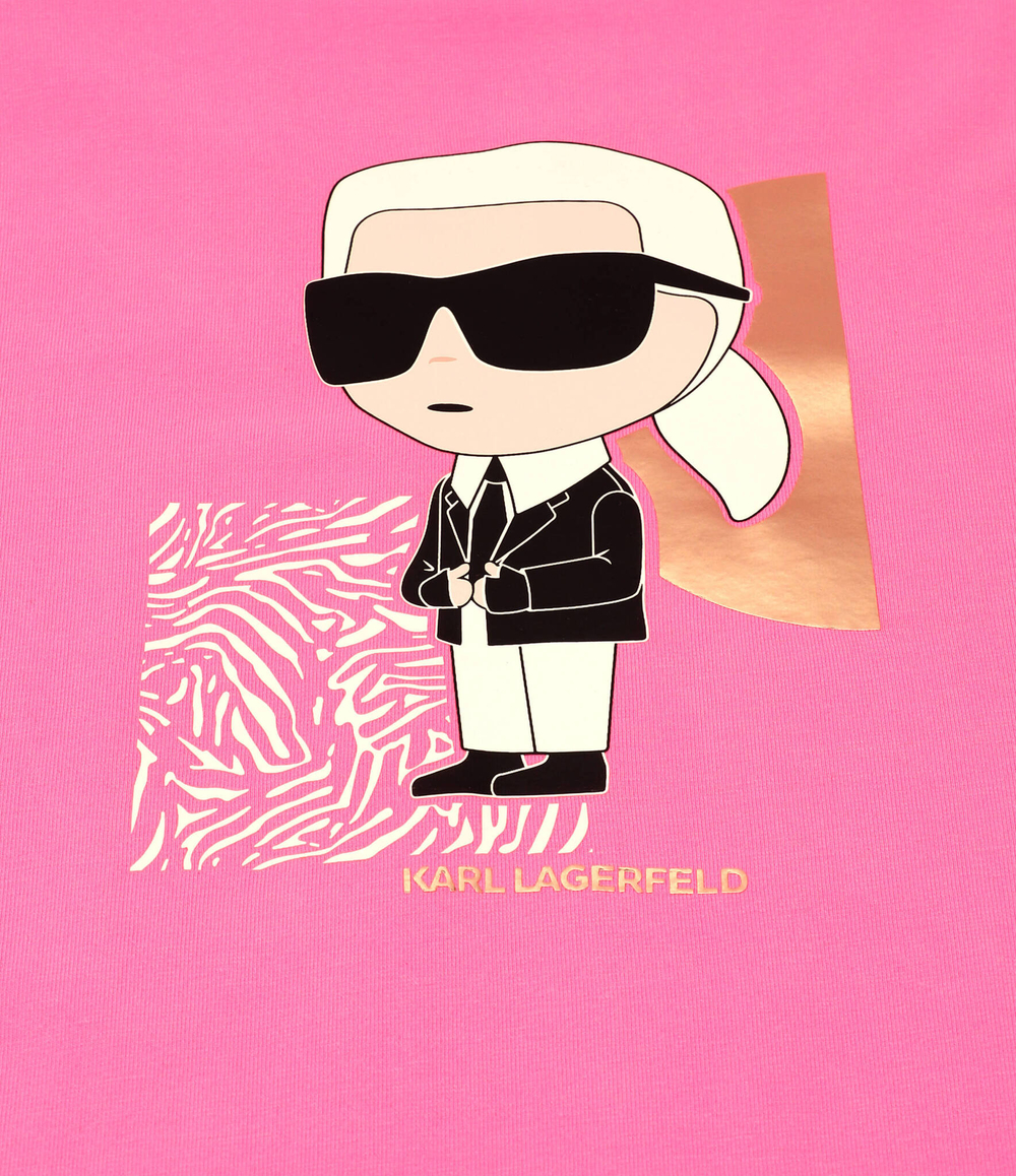 Платье Karl Lagerfeld Kids - розовый(Z30073)