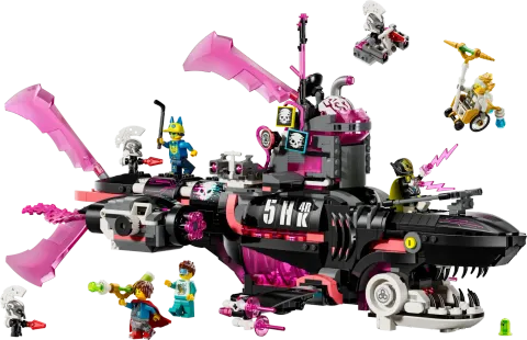 Конструктор LEGO DREAMZzz 71500 Кошмарная подводная лодка-акула