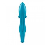 Вибратор-кролик Embrace me berry Satisfyer, бирюзовый