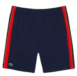 Мужские теннисные шорты Lacoste Recycled Polyester Tennis Shorts - navy blue/rouge