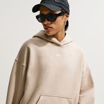 Nike Studio Fleece Medium Weight Женская толстовка с капюшоном оверсайз - Nike