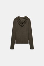 ФУТБОЛКА SLIM С КАПЮШОНОМ — ZARA