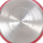 Кастрюля нерж, 4.7 л, с крыш, Daniks, Валетта, QS-2-22/GS-01616-22CA, индукц