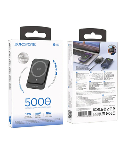 Внешний аккумулятор BJ63 с MagSafe 5000 mAh