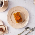 Тарелка 21 см, фарфор,серия "Aristocrat-Peach Tea", Noble