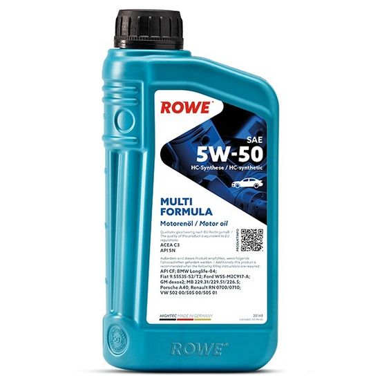 HIGHTEC MULTI FORMULA SAE 5W-50 ROWE моторное масло