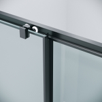 Душевой уголок Grossman Cosmo 140х80 120.K33.02.1480.21.00 профиль Черный матовый стекло прозрачное