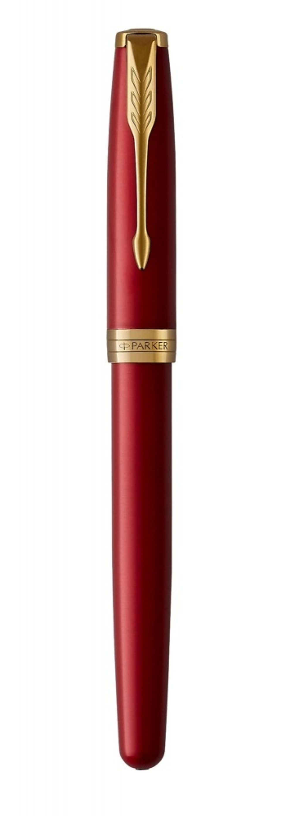 Перьевая ручка Parker Sonnet Red GT Intense 1931473, перо: F, цвет чернил: black, в подарочной упаковке