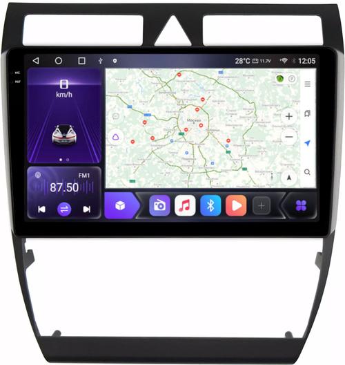 Магнитола для Audi A6 2001-2004 - Kuberg OL-9969 QLed+2K, Android 12, Быстрая, CarPlay, 4G SIM-слот