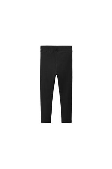 ZARA ЛЕГИНСЫ В РУБЧИК С ЭТИКЕТКОЙ, ЧЕРНЫЙ