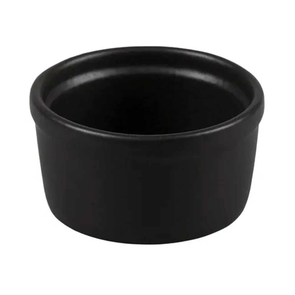 Соусник 110 мл d 7,7 см h4,1 см круглый фарфор Smooth Black Raw Stellar P.L. Proff Cuisine [12]