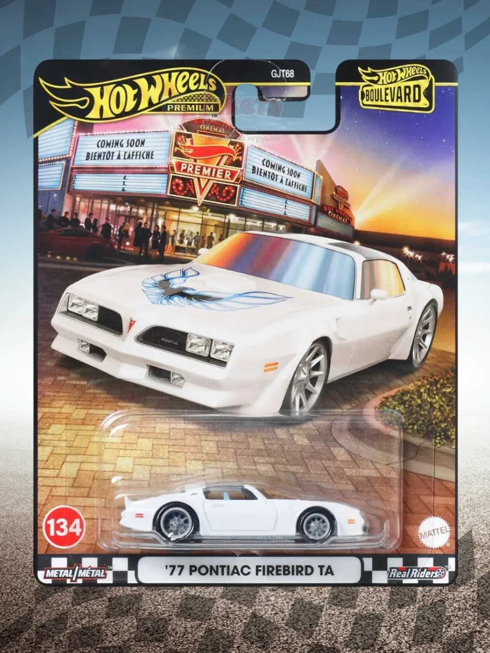 Машинка Хот Вилс Премиум 77 Pontiac Firebird TA GJT68 JBL28