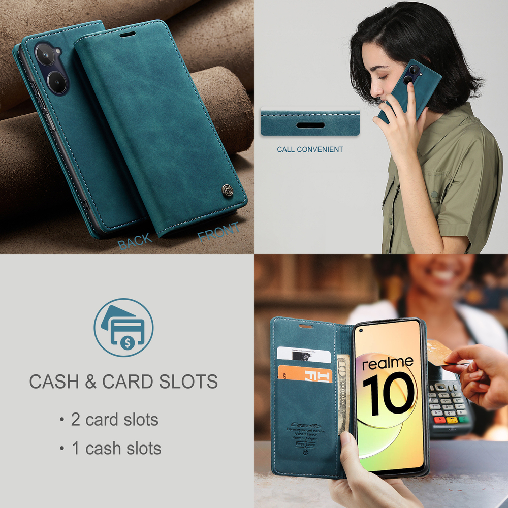 Чехол-книжка CaseMe Matte Realme 10
