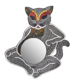 Decor and Gift 48-002-01 Панно «Кот» (мозаика, о.Бали)