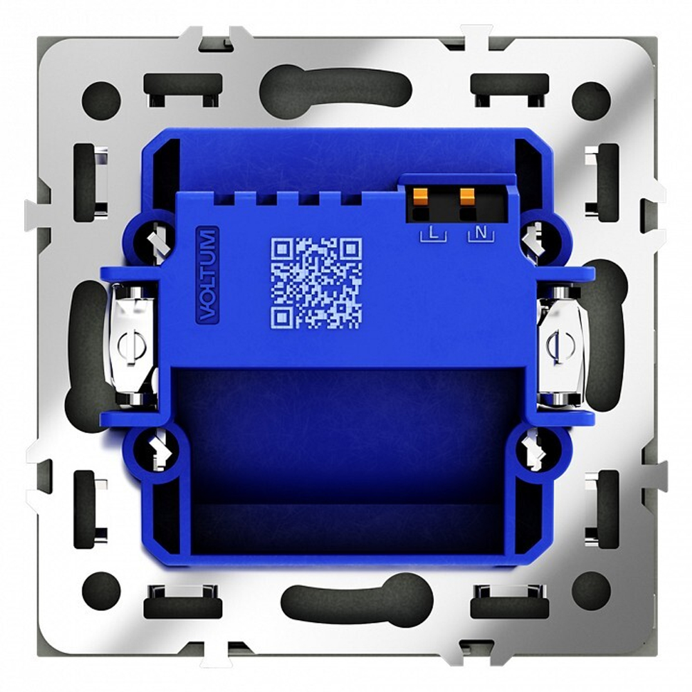 Заглушка для поста с подсветкой, без рамки Voltum S70 VLS070607