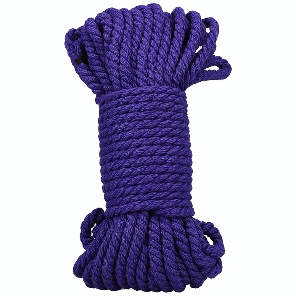 Фиолетовая верёвка для связывания и фиксации Bind&Tie - 15,24 м. (Цвет: фиолетовый)