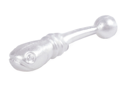 Слаги съедобные Lucky John White Fish 0.8" (2 см), цвет 026, 20 шт