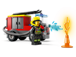 Конструктор Лего Сити Пожарная часть и пожарная машина | LEGO City Fire Station and Fire Engine 60375 — 153 детали (4+)