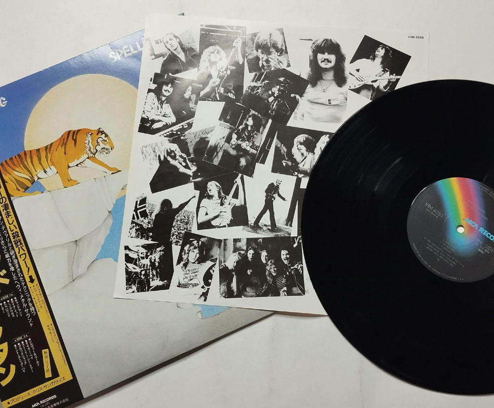 Винтажная виниловая пластинка LP Tygers Of Pan Tang Spellbound (Japan 1981) (Obi) Hellbound