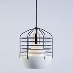 Bluff City 8 Inch Pendant ( white )