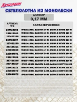 Сетеполотно леска 0,17 мм, ячея 22 мм, высота 1,8 м кукла