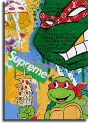 Постер "Черепашки Supreme"