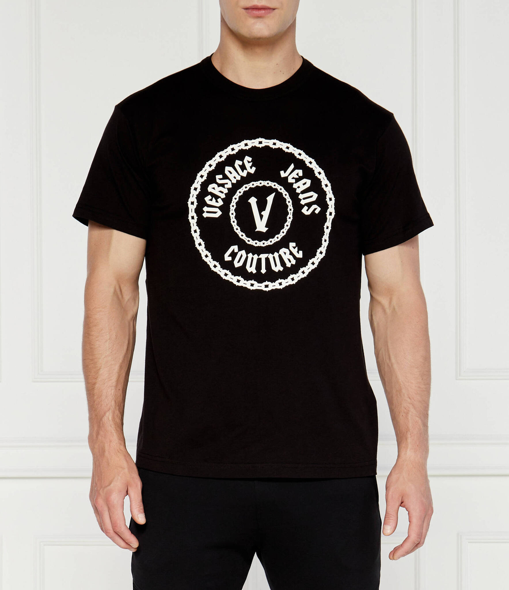Футболка Versace Jeans Couture - черный(77GAHT03CJ00T)