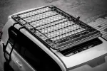Платформа на крышу и боковая лестница для Toyota Land Cruiser Prado 150 LC150 Тойота Прадо Крузак защитный обвес