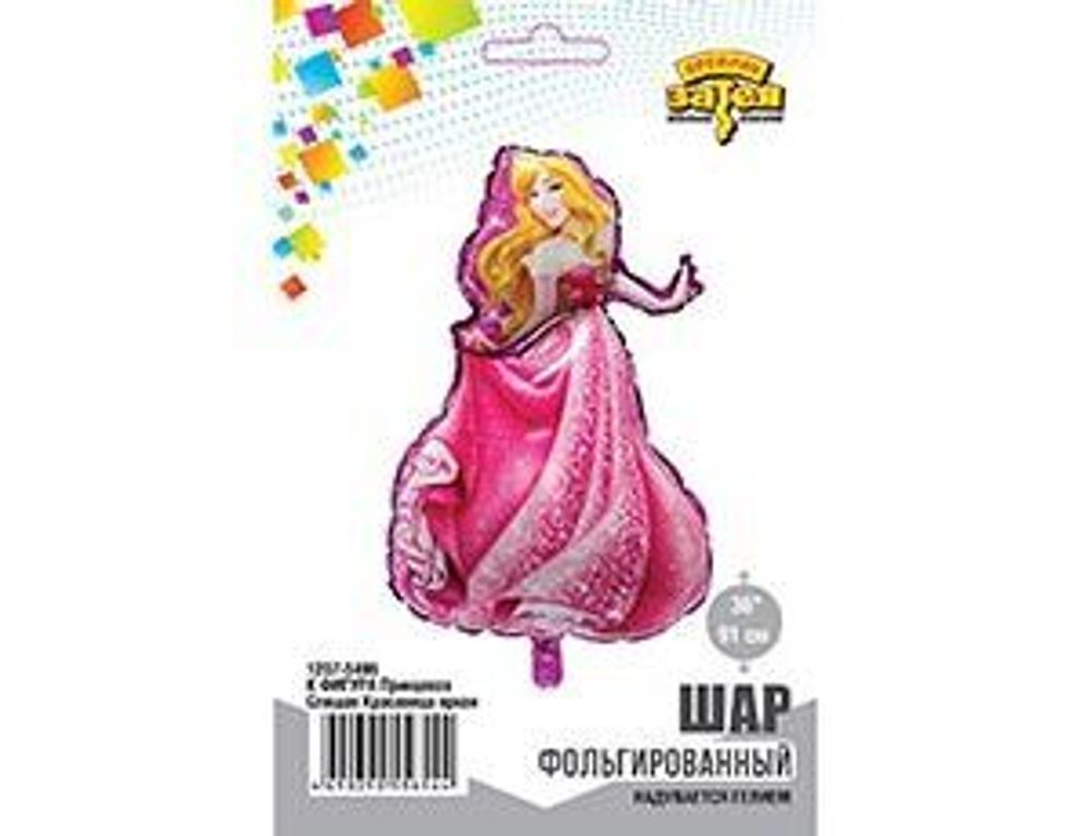К ФИГУРА Принцесса Спящая Красавица яркая 36"
