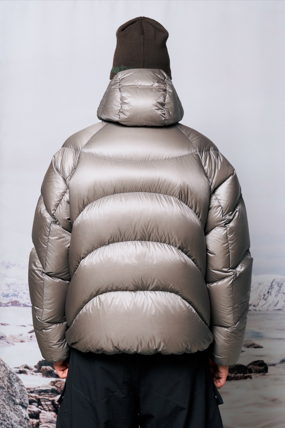 Куртка Nothomme Blue Monte Hooded Extreme Cold Down Jacket «Tibetan Incense Ash»