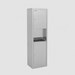 Встраиваемая система (диспенсер бум. полотенец, бак для мусора) COMPACT 12020.S матовый