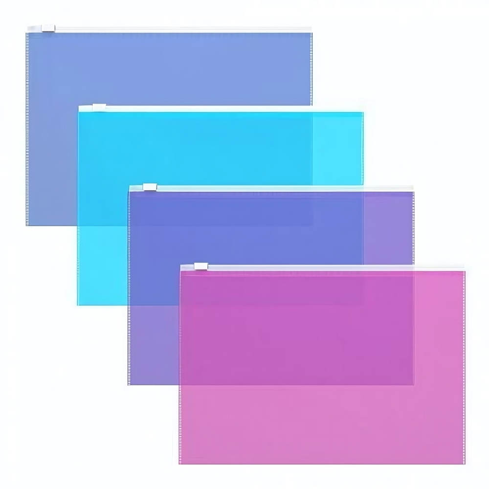 ZIP-пакет пластиковый В5 Fizzy Vivid, разноцветный принт (Erich Krause)