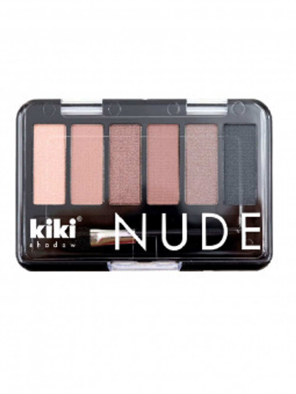 КИКИ Тени д/век "NUDE" 6цв. тон 905  Кофе с молоком, ирис, корица, молочный шоколад 25г