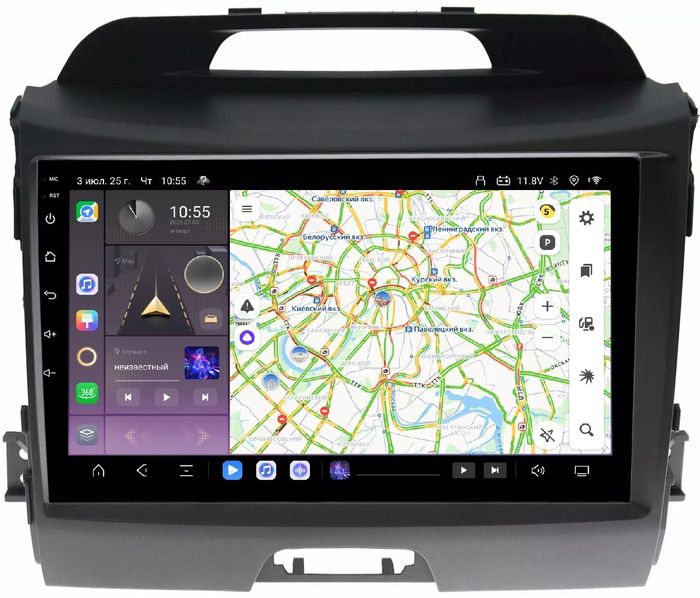 Магнитола для KIA Sportage 2010-2016 - Kuberg OL-9735 QLed, Android 13, Быстрейшая, CarPlay, SIM-слот