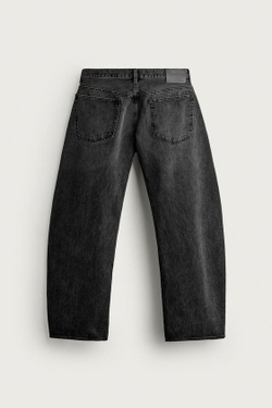ZARA ДЖИНСЫ BALLOON FIT, УГОЛЬНЫЙ