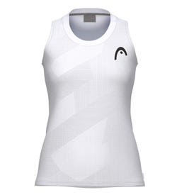 Женский топ теннисный Head Pro Tank - white