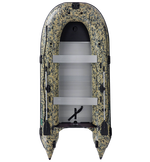 Лодка ПВХ Gladiator Active C400AL Camo с алюминиевым полом -