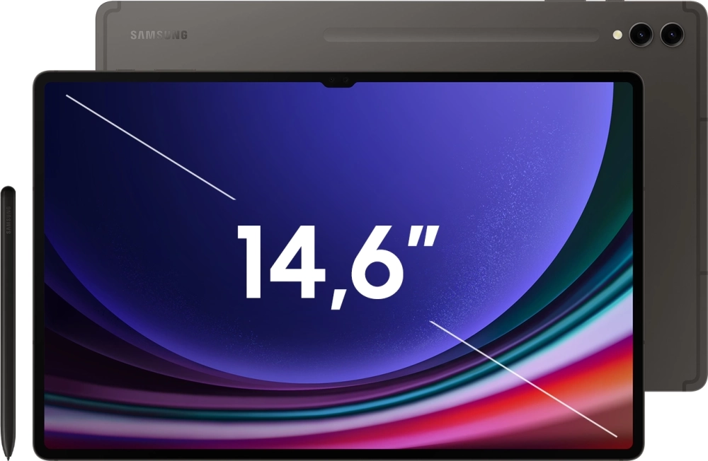 Планшет Samsung Galaxy Tab S9 Ultra SM-X916B 8 Gen 2 (3.36) 8C RAM12Gb ROM256Gb 14.6" AMOLED 2X 2960x1848 5G Android 13 графит 13Mpix 12Mpix BT WiFi microSD 1Tb 11200mAh