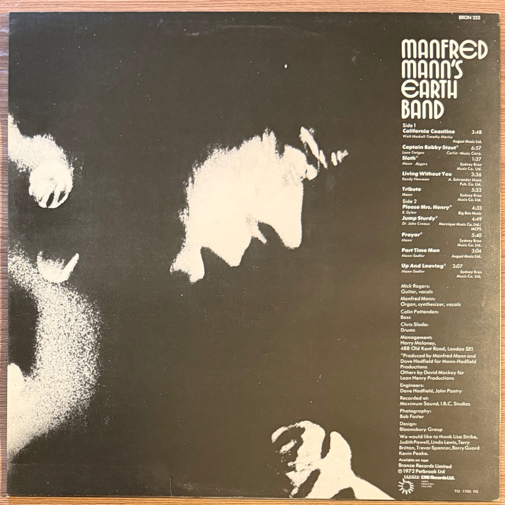 Manfred Mann's Earth Band – Manfred Mann's Earth Band (Англия 1977г.)