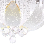Люстра 5*40Вт Е27+LED 30*50*50см хром A8070-500