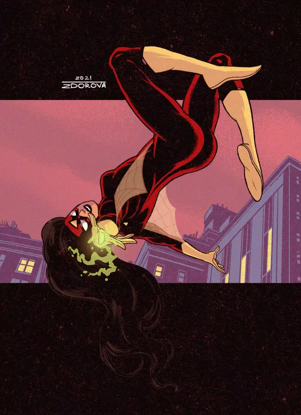 Открытка "Spider-Woman: Jessica Drew"