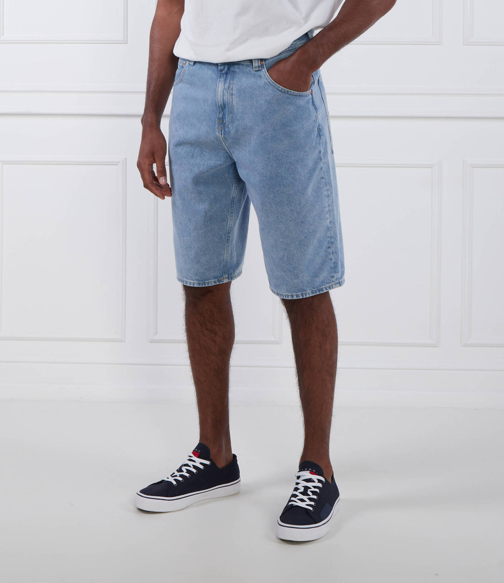 Шорты AIDEN BAGGY DENIM SHORT BG0014 Tommy Jeans - голубой(DM0DM16156)