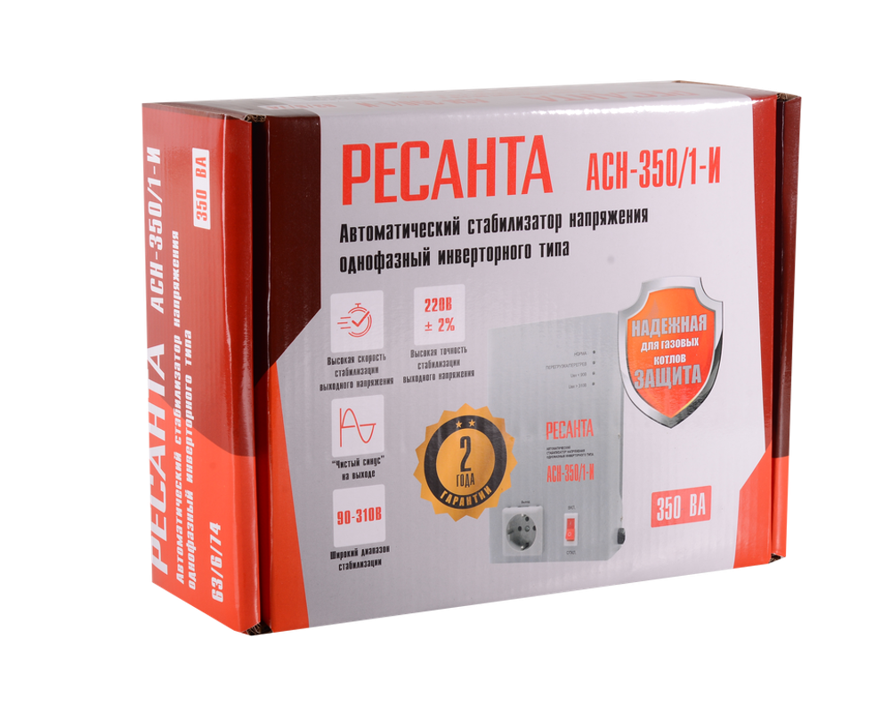 Стабилизатор напряжения АСН-350/1-И Ресанта