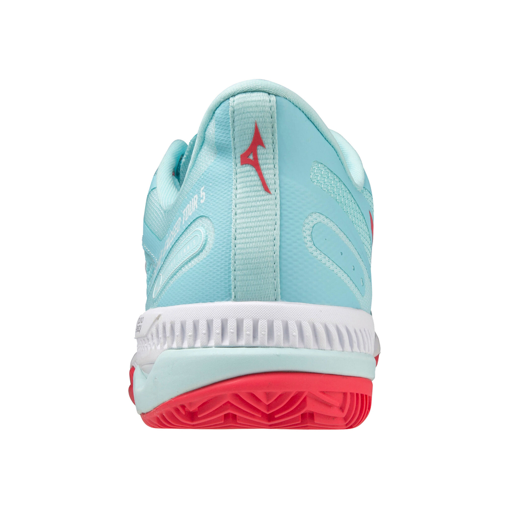 Женские теннисные кроссовки Mizuno Wave Exceed Tour 5 Clay Court Shoe Women - Turquoise, Coral
