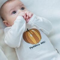 Боди с длинным рукавом "Тыковка моя" 0+