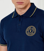 Поло Met Embro Versace Jeans Couture - темно-синий(78GAGT00CJ01T)