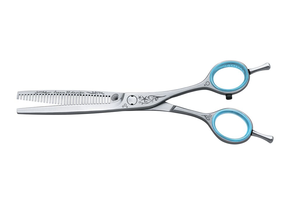 Ножницы филировочные Jaguar Silver Line Ocean Design 32 6.0" - 2