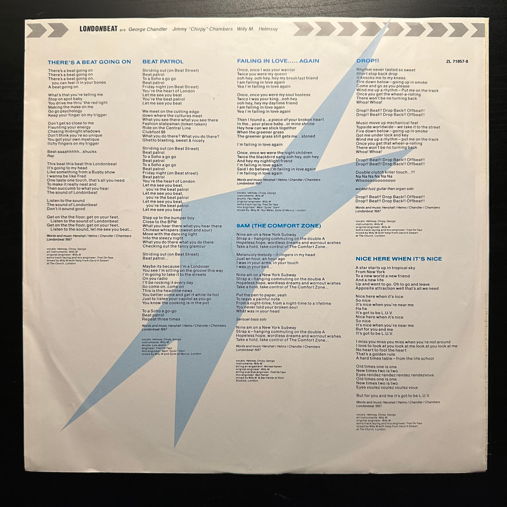 Londonbeat ‎– Speak (Германия 1988г.)