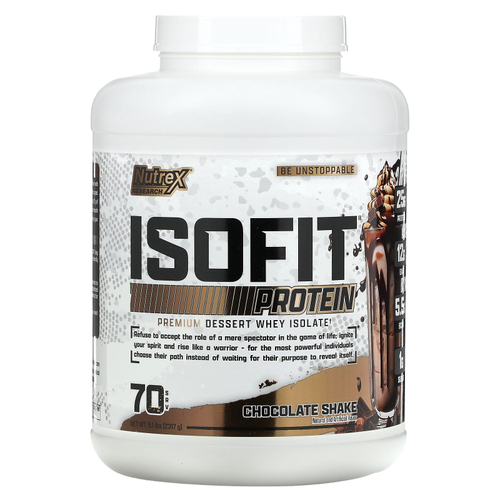 Nutrex Research, IsoFit, со вкусом шоколадного коктейля, 2317 г (5,1 фунта)